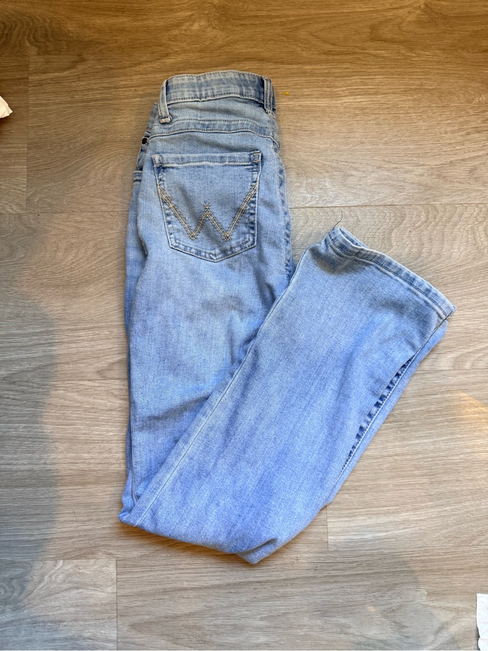 Wrangler Women's Light Blue Straight Leg Jeans